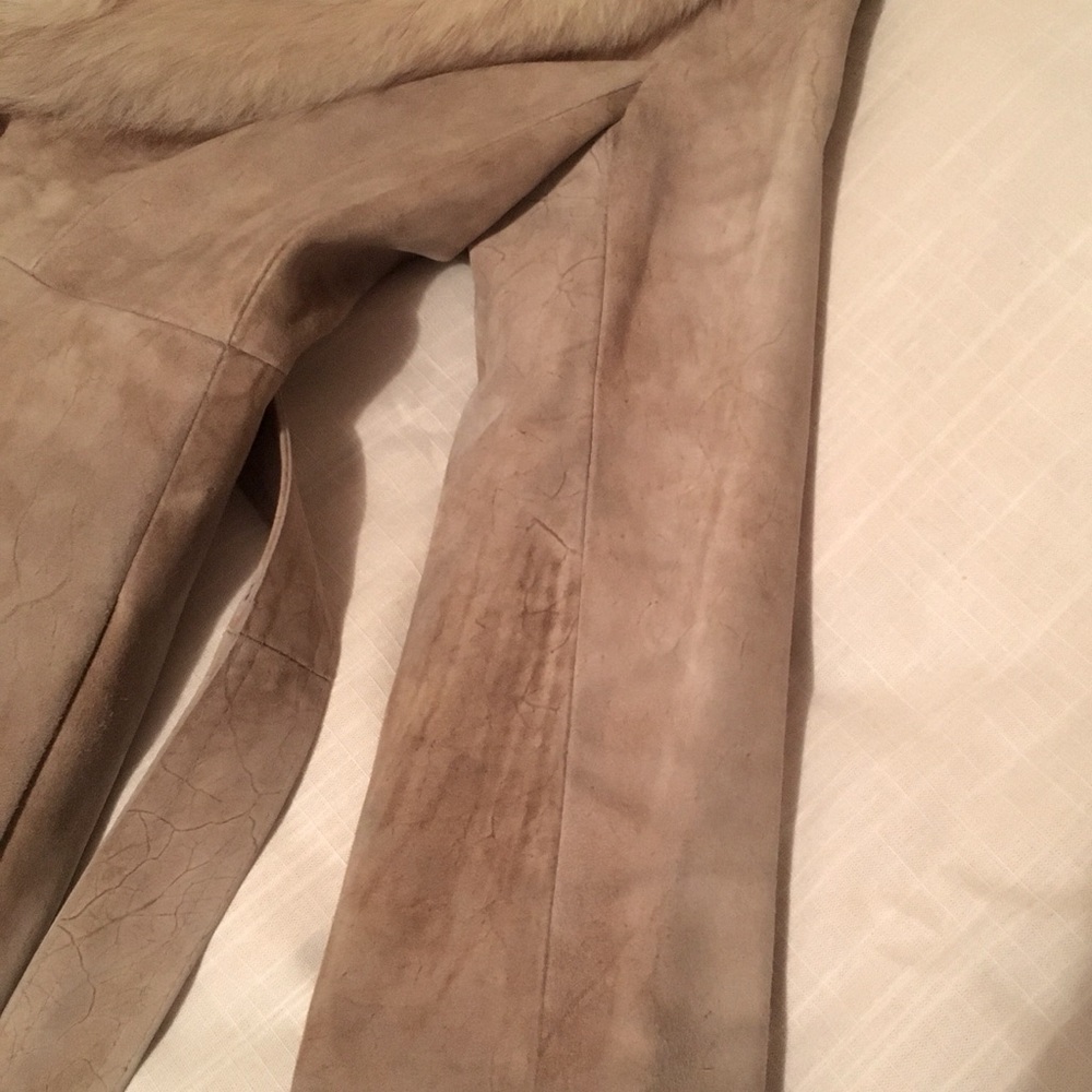Lony G by Gropper - Leather Suede Coat - Picture 5 of 9